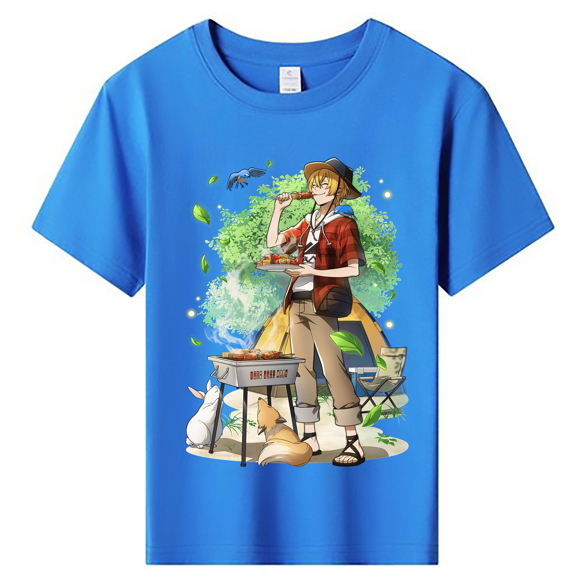 （画像用） 文豪ストレイドッグス Bungo Stray Dogs 綿100％キッズTシャツ（フロントプリント）